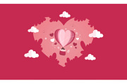 Valentines background vector set, a Seasonal Illustration by foxndeer (Thumbnail 4 of 4)