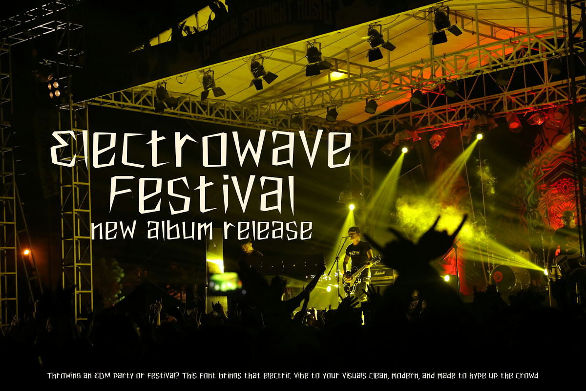 ELEKTRIX WIZARDS – Electric Font, a Font by TypeTasty Font (Photo 10 of 11)