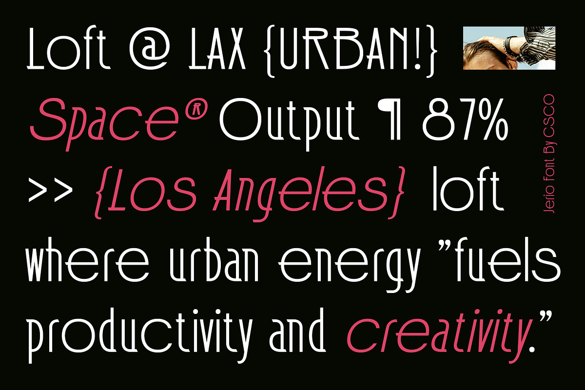 Jerio – Modern Sans Serif, a Sans Serif Font by Craft Supply Co. (Photo 2 of 8)