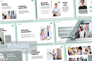 Business Powerpoint Template, a Presentation Template by yanindesign