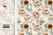 Sunflower | Seamless pattern, a Pattern Graphic by Karma (Thumbnail 4 of 15)