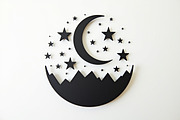 Crescent Moons and Star Silhouette, an Illustration by Amazin_art (Thumbnail 31 of 31)