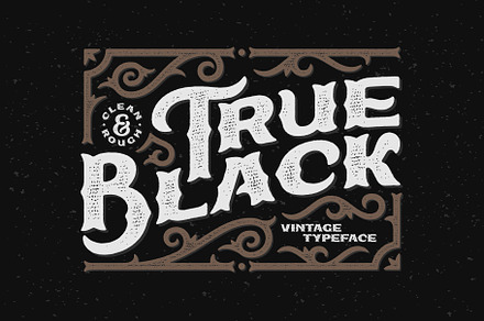 True Black typeface, a Symbol Font by Gleb Guralnyk
