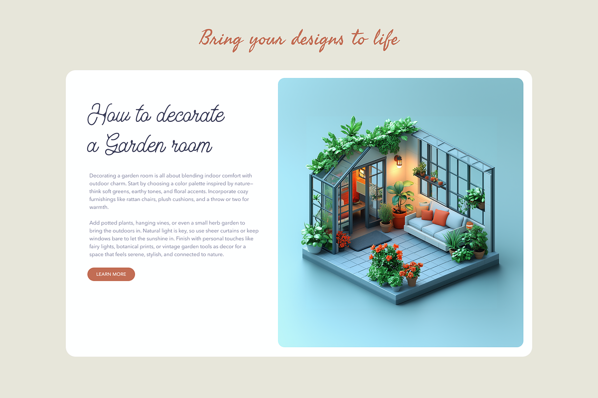 Isometric House Rooms, a Decorative Illustration by Picturesque Stories (Photo 5 of 6)