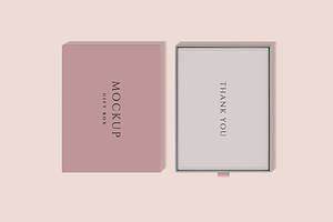 Gift Box Mockup - Size 2