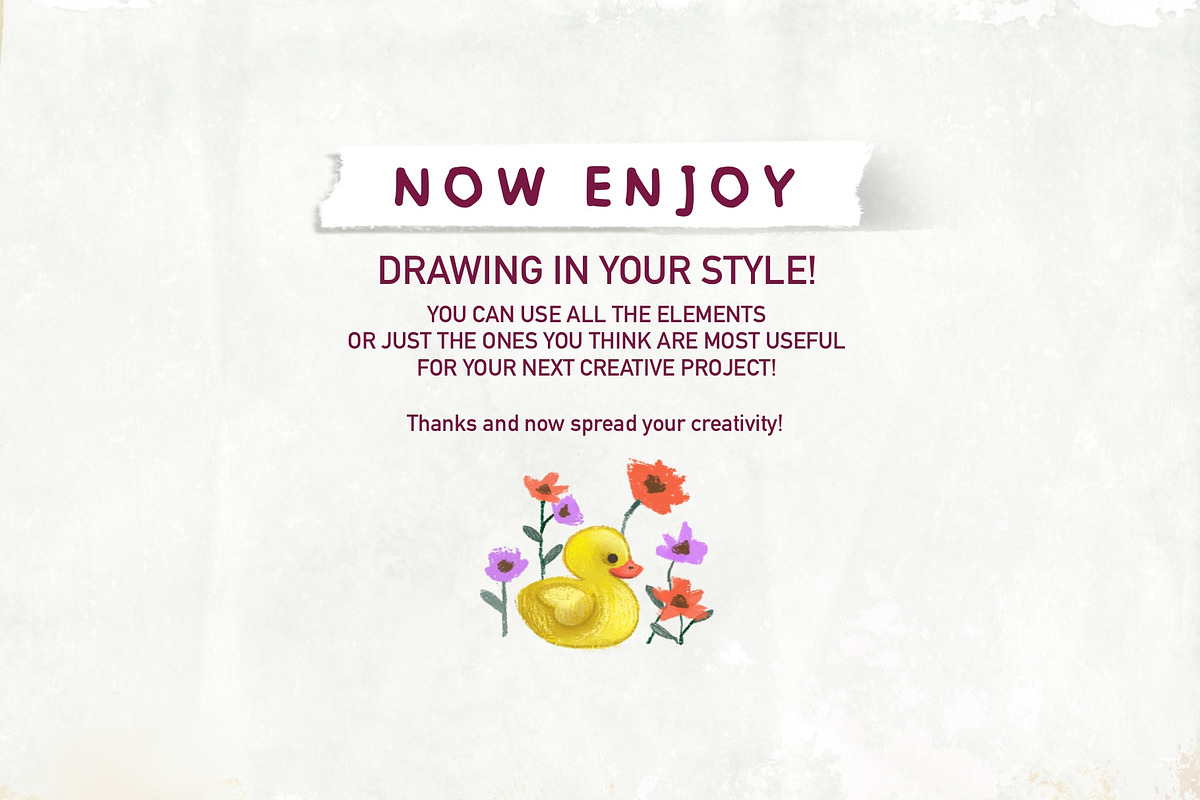 Procreate Children's Character Kit, a Brush Add-On by Rosangela Curti (Photo 15 of 16)