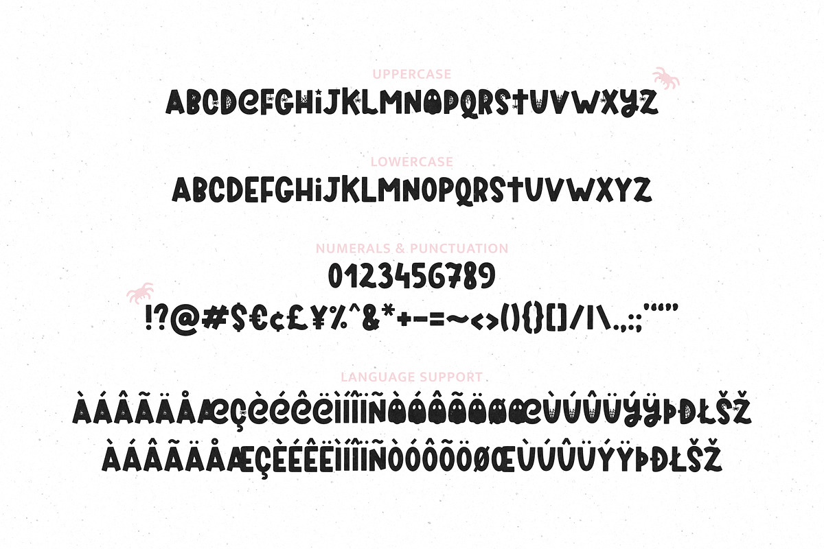 Spooky Things - Cute Halloween Font, a Handwritten Font by simpleblues (Photo 2 of 12)