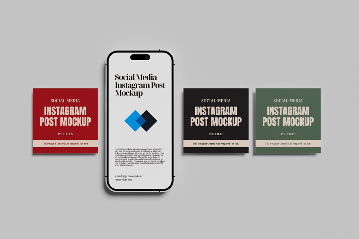 Social Media Post Mockup, an Advertising Mockup by GraphicWindow (Photo 4 of 5)