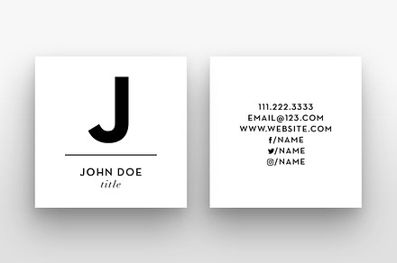 The Small Initial - Business Card