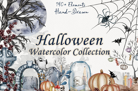 Halloween Watercolor Set