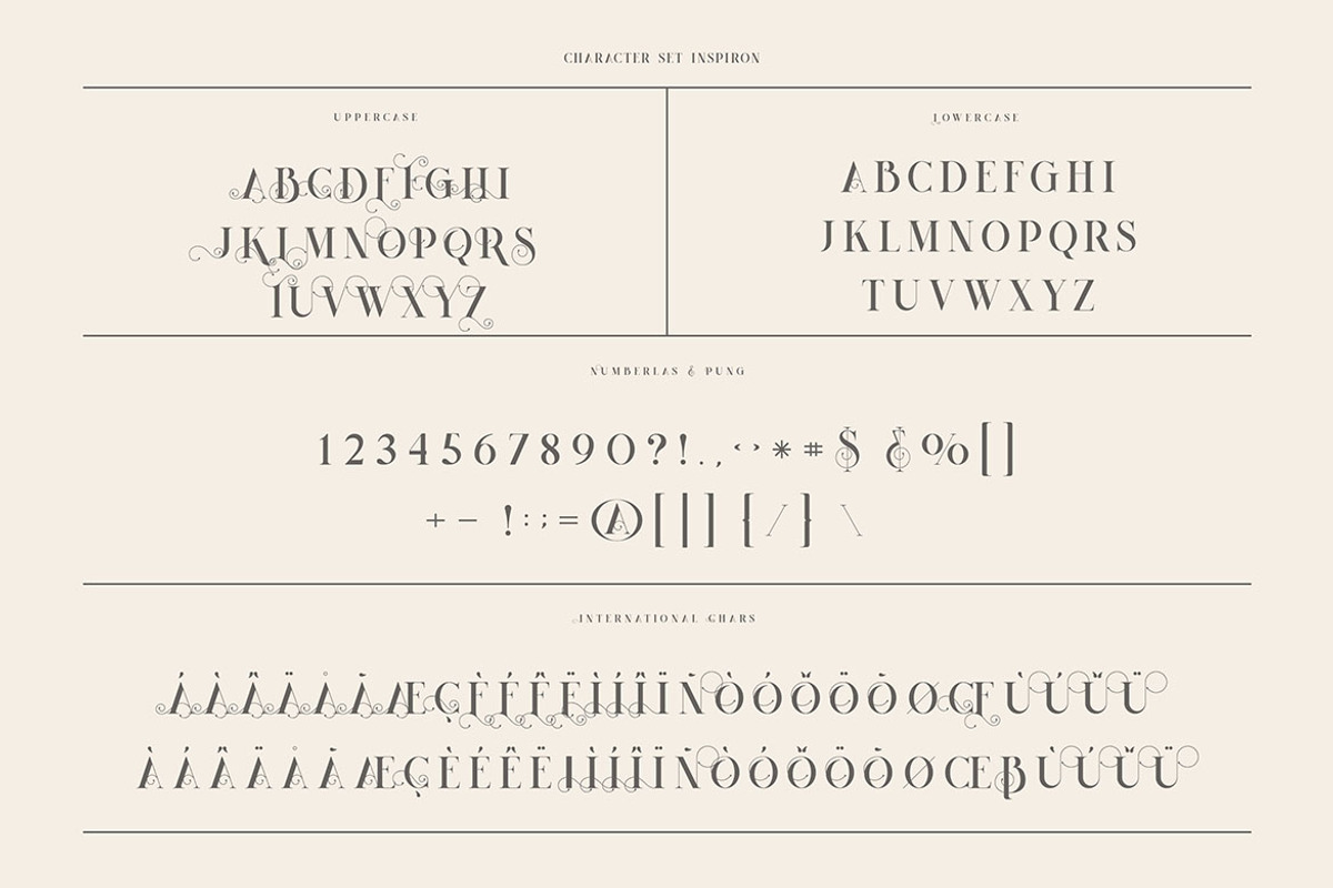 Inspiron - Vintage Serif Font, a Serif Font by JumboDesign (Photo 5 of 6)