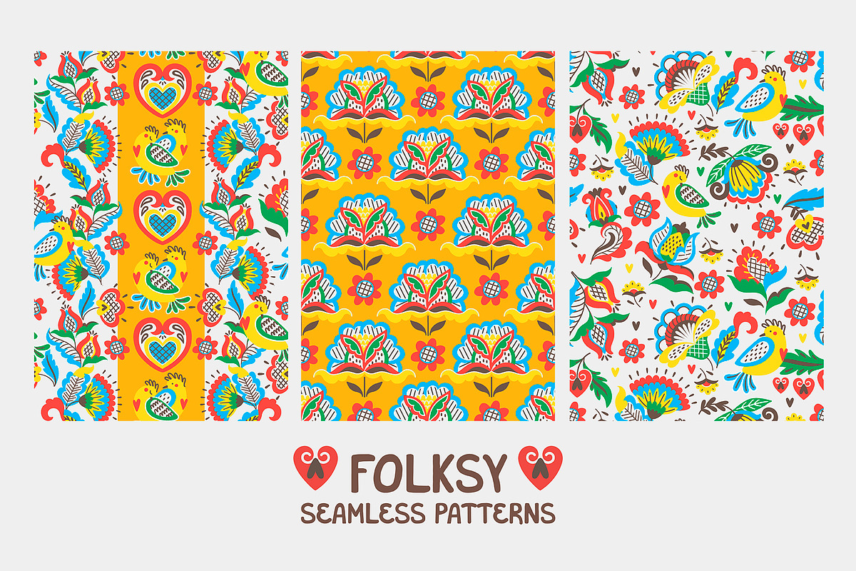 FOLKSY | graphics set, an Illustration by Nastya Tkachova (Photo 4 of 8)