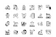 Animated Online Shopping Stickers, a Duotone Icon by Vectors Market (Thumbnail 6 of 7)