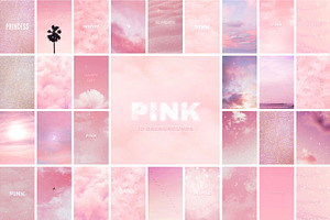 Pink Aesthetic Poster & Backgrounds