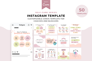Self-Care Series Canva Instagram