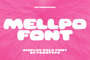 Mellpo - Expanded Bold Organic Font, a Font by Pekotype