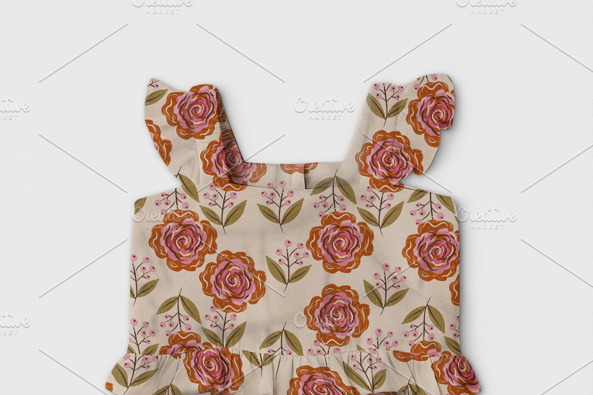 Organic Floral Patterns Collection, a Pattern Graphic by Nora Gad (Photo 6 of 18)