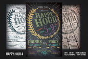 Happy Hour Flyer Bundle, a Flyer Template by plaxtico (Thumbnail 5 of 6)