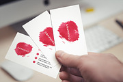 Simple Watercolor Business Card - 42, a Business Card Template by ND Design (Thumbnail 2 of 13)