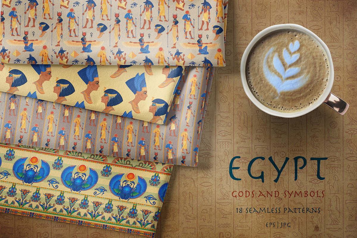 EGYPT: Gods & Symbols vector set., an Object Graphic by Varvara Gorbash (Photo 2 of 9)