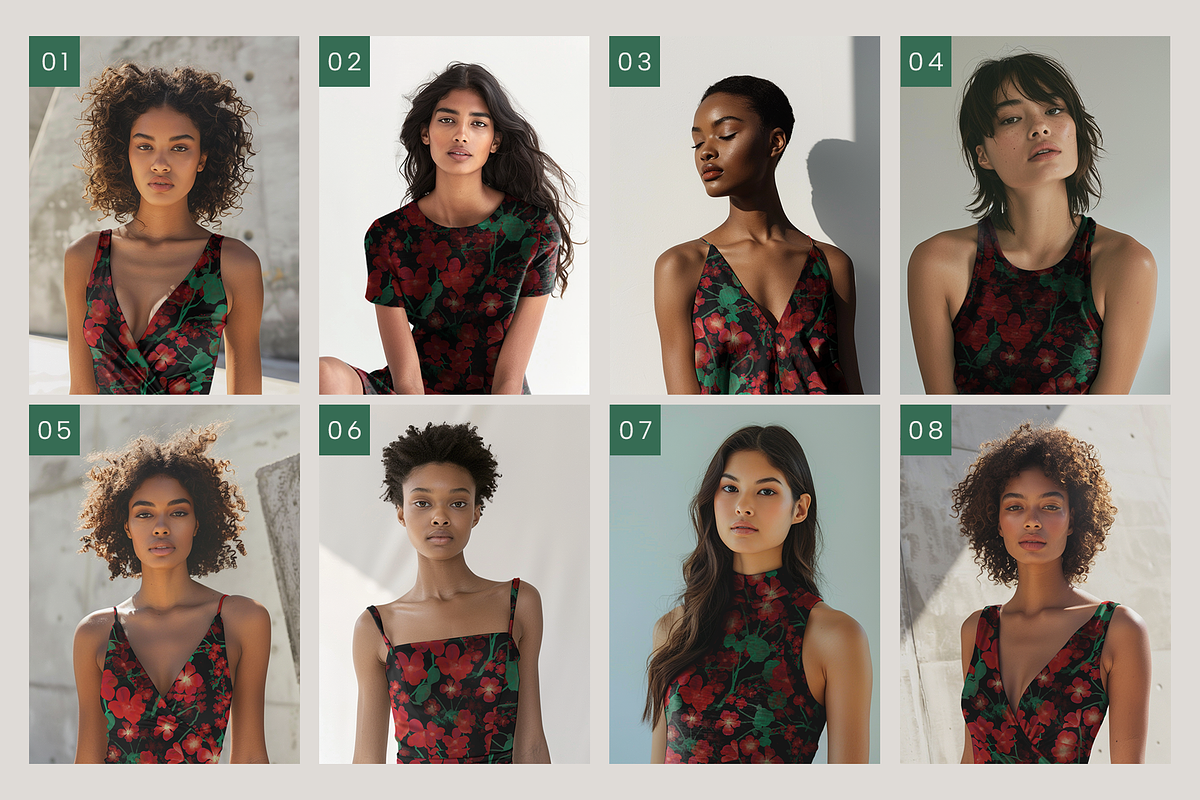 Blouses mockup bundle - 08 PSD FILES, an Apparel Mockup by Apparel Mockups (Photo 2 of 3)