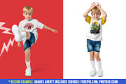 Realistic Kids Boy T-Shirt Mockups, a Shirt Mockup by Hi, Mock-Up! (Thumbnail 7 of 12)