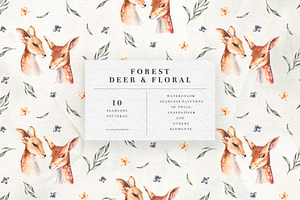 Forest Deer Patterns