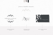 Ink botanicals, logos & patterns, a Texture Illustration by Lisa Glanz (Thumbnail 17 of 32)