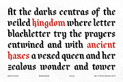 Antifight - Modern BlackletteR Font, a Blackletter Font by Typia Nesia (Thumbnail 5 of 13)