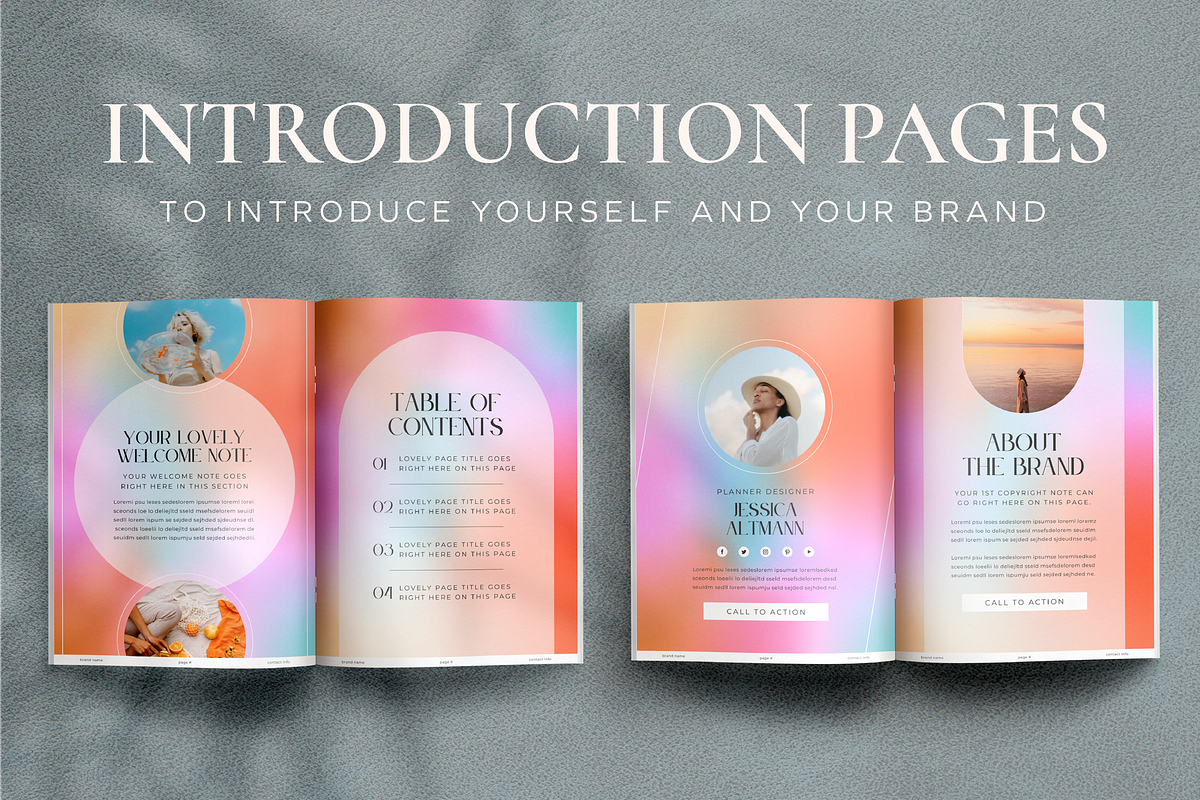 2026 Journal Planner Canva Template, a Magazine Template by Studio Soluna (Photo 2 of 14)