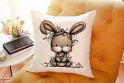 Christmas Bunny Clipart Bundle, an Illustration by Sublimation Artist (Thumbnail 6 of 6)