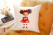 Christmas African American Clipart, an Illustration by Sublimation Artist (Thumbnail 6 of 6)