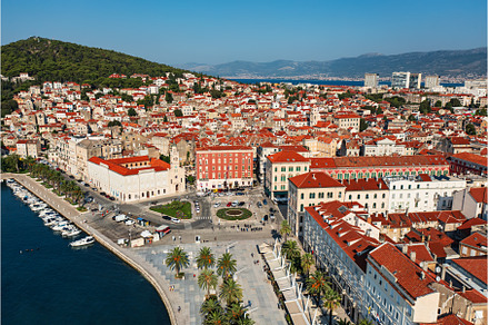 View to Split, Croatia