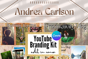 Boho YouTube Branding Kit