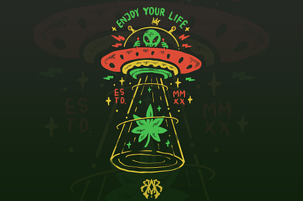 The Weed Abduction by Alien