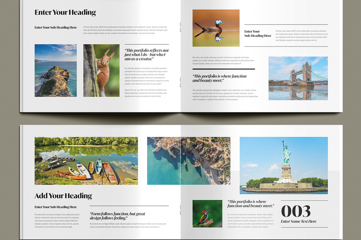 Creative Design Portfolio Booklet preview 4