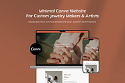 Bespoke Artisan & Jewelry Website, a Landing Page Template by batang (Thumbnail 1 of 5)