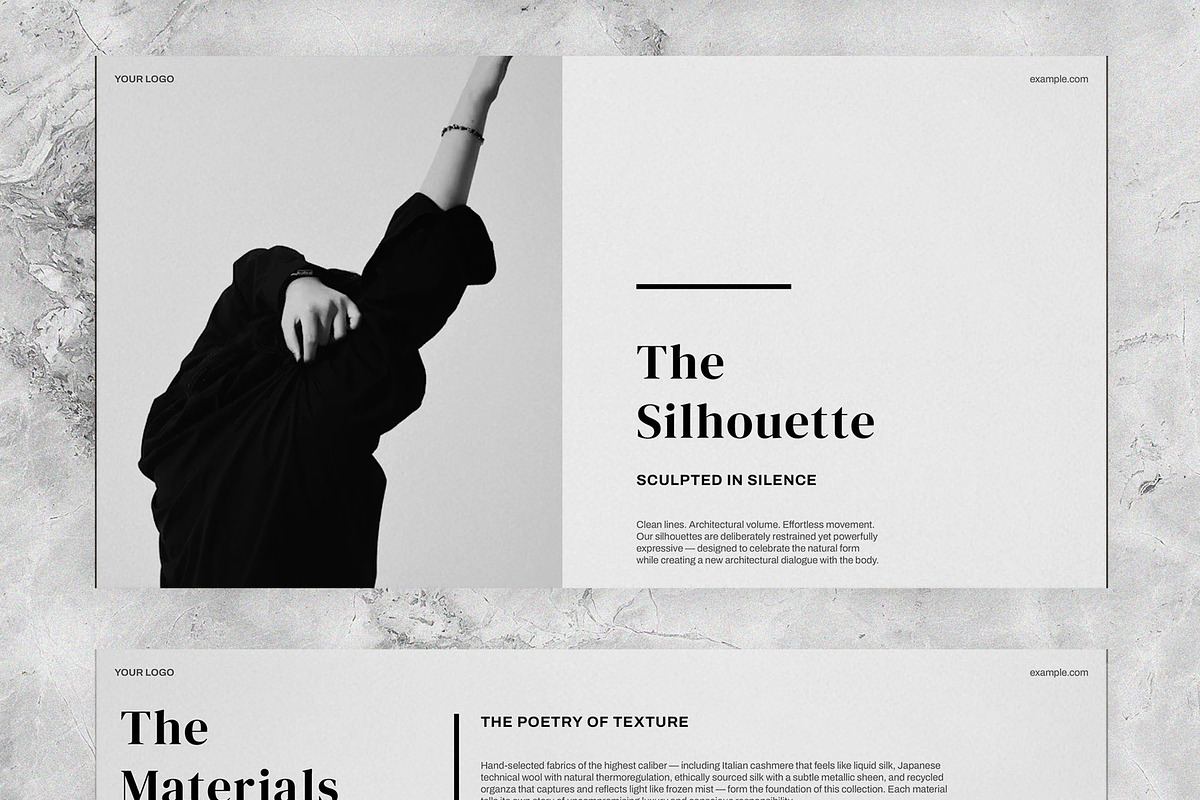 Black and White Fashion Presentation, a Presentation Template by Boris Cupac (Photo 4 of 7)