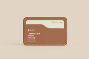 Leather Card Holder Mockup, an Advertising Mockup by tiyasprabawa (Thumbnail 2 of 5)