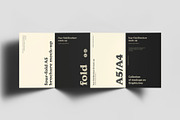 Four Fold A5 Brochure Mockup, an Advertising Mockup by Se٧enStudio (Thumbnail 11 of 16)