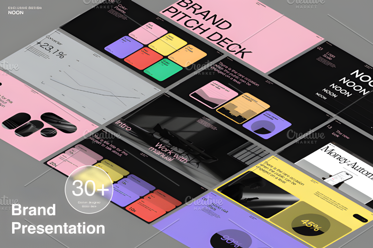 Brand Pitch Deck, a Presentation Template by Ink Gallery (Photo 1 of 4)