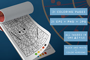 Chinese New Year Color by Numbers, a Seasonal Illustration by Ksenya Savva (Thumbnail 7 of 8)