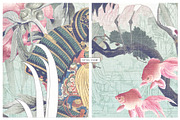 Edo Blooms, Oriental luxury Prints+, a Pattern Graphic by TSTUDIO (Thumbnail 5 of 14)