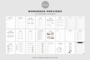 Minimalist Mega Workbook Canva, a Templates & Theme by The Blog Creative (Thumbnail 8 of 12)