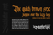 Hunterlife, a Blackletter Font by Vintage Division (Thumbnail 2 of 10)