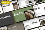 Brian - Business Google Slide, a Presentation Template by Dens Creative Studio (Thumbnail 1 of 6)