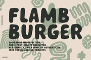 Flamb Burger handwritten font, a Font by Typeparties (Thumbnail 5 of 6)