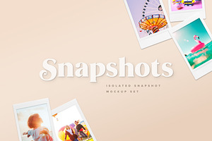 Instant Photo Snapshot Mockups