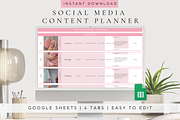 Google Sheets Social Media Planner, a Templates & Theme by BRANDcontent (Thumbnail 1 of 9)