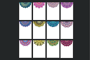 Mandala Card CANVA Template Set, a Templates & Theme by Vibrant Design Shop (Thumbnail 2 of 8)
